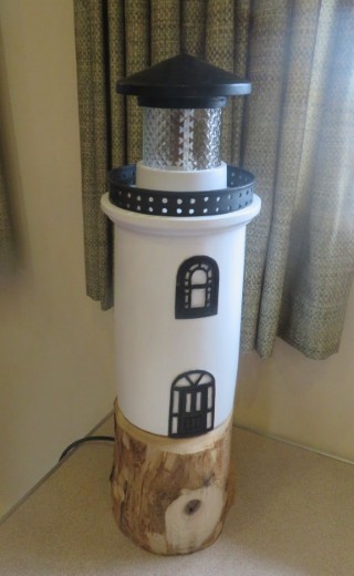 This lighthouse won a highly commended certificate for Ted Hogben